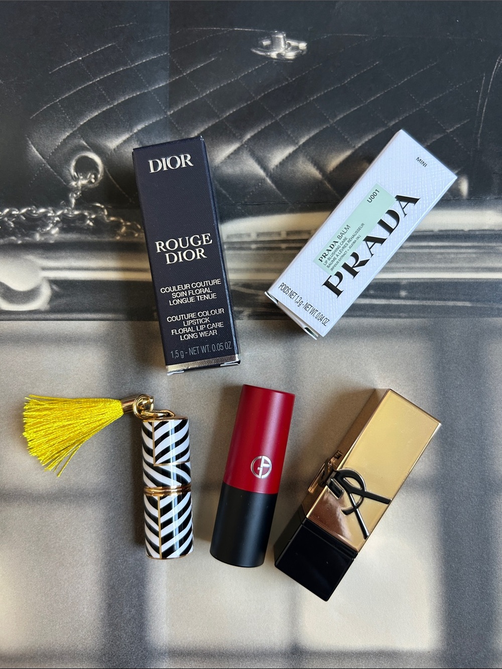 5 mini lipstick & lip balm bundle.